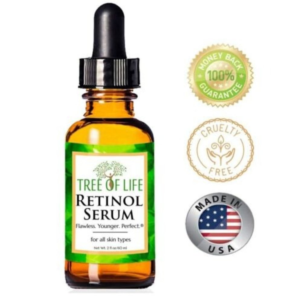 Tree of Life Retinol Serum For All Skin Types 1 oz 30 ml New & Sealed